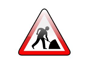 Simbolična fotografija: Delo na cesti